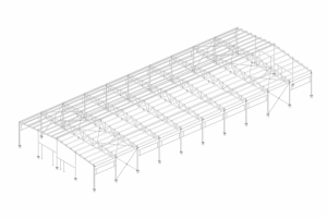 Здание 24м х 60м. Расчет на прочность. Разделы КМ и КМД