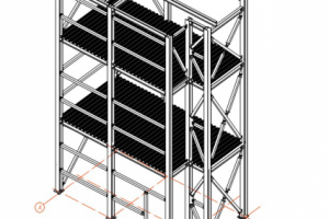 Проект здания в промышленной зоне.