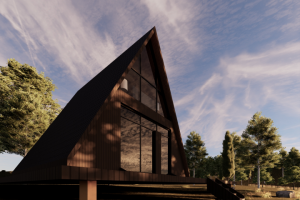 Скандинавский Дом для базы отдыха