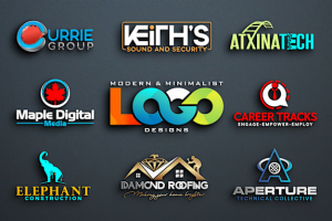 современный дизайн логотипа