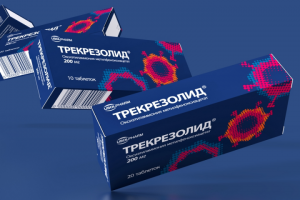 USOLPHARM | ТМ Трекрезолид | Фармацевтика | Серийная упаковка