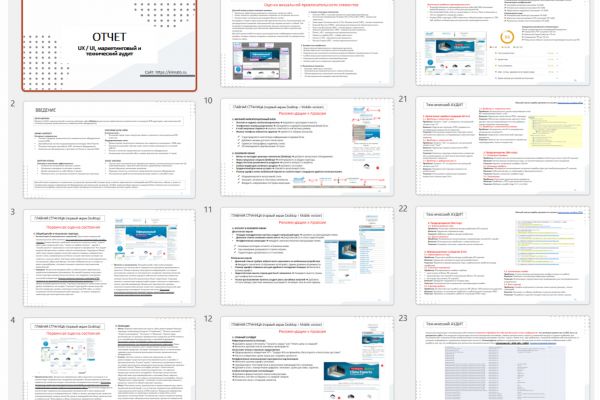 UX/UI, маркетинговый и технический аудит интернет-магазина