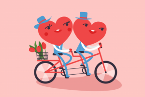 Открытка на 14 февраля