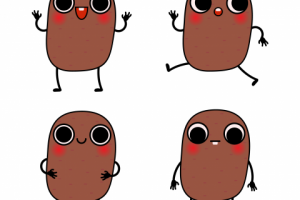 Персонаж "Веселая картоша"