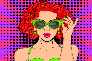 Девушка в солнечных очках