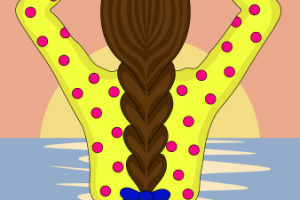 Девушка на закате