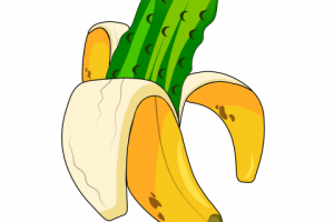 Огурец в кожуре банана