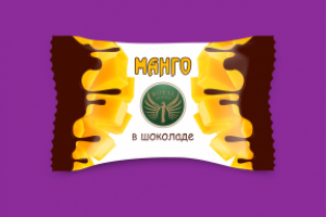Дизайн упаковки для манго в шоколаде