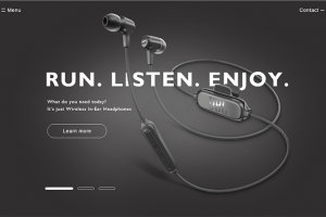 Landing Page по продаже наушников