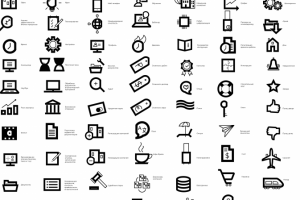 Коллекция иконок для сайта международной компании