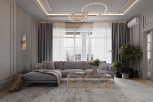 Гостиная в жилом доме