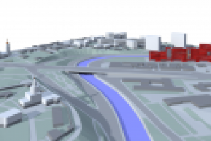 Многофункциональный комплекс в застройке