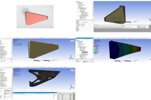Топологическая оптимизация кронштейна