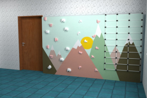 Настенный скалодром