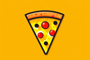 Логотип пиццерии с доставкой