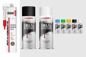 упаковка эмаль и герметик