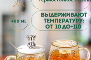 Инфографика для ВБ " Стеклянная кружка"