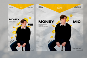 Афиша шоу "Money Mic" + storis