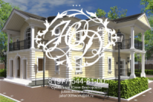 Жилой дом в стиле "Русская усадьба"