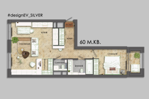 План квартиры 60 м кв
