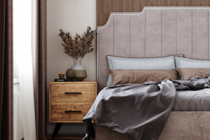 Спальня в естественных тонах