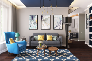 Визуализация гостиной