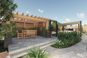 Эскиз оформления участка