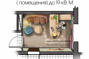 Планировка комнаты (помещения), в масштабе, по вашим размерам, п