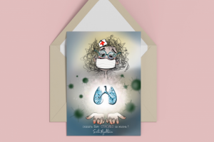 Открытка иллюстрация