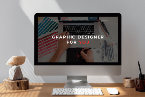 Первый экран Графический Дизайнер ВИЗИТКА