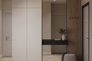 Прихожая + кухня