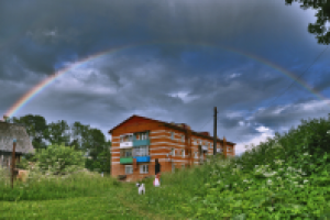 Деревенский пейзаж с обработкой. Смоленская область