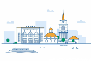 Векторная графика. Город Пермь
