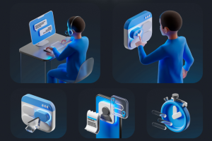 3D иконки для лендинга