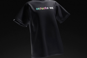 Рекламная 3D анимация футболки