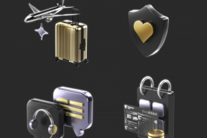 Стилизованные иконки для сайта Freedom Bank