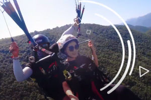 Лучшие моменты полета на параплане