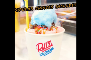 Реклама кафе мороженого для Инстаграма