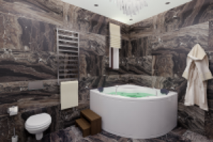 Моделирование и визуализация санузла для взрослых