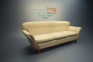 Моделирование и варианты визуализации дивана