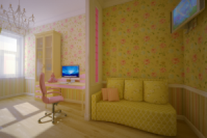Интерьер детской комнаты (г. Санкт-Петербург)