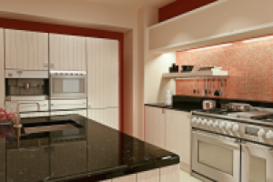 Фрагмент интерьера кухни.