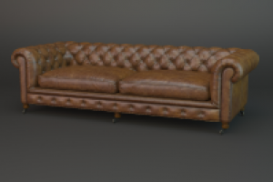 моделирование и 3D визуализация дивана.