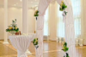 Съёмка свадебного интерьера