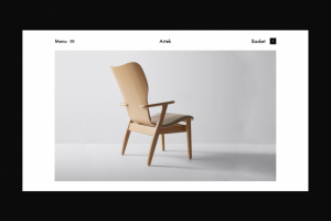 Веб-сайт мебельной компании Artek