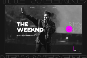 Веб-сайт The Weeknd