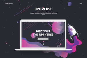 Образовательный сайт на тему космоса