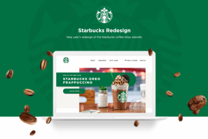 Редизайн landing page для Starbucks