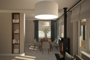 Интерьер частного жилого дома