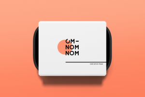 Разработка брендинга для доставки еды OM NOM NOM